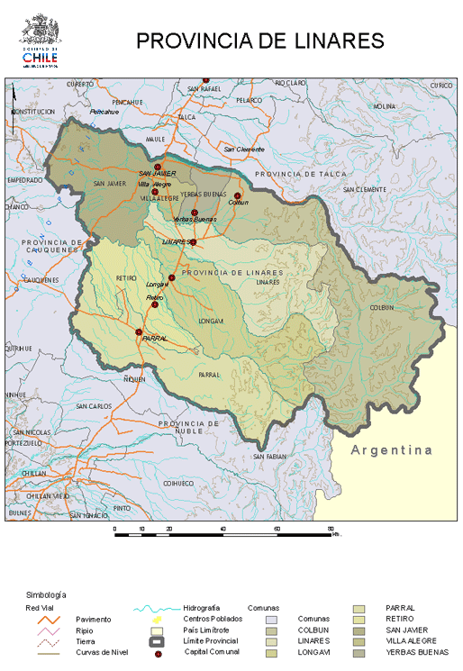 Mapa de la provincia fotomapa